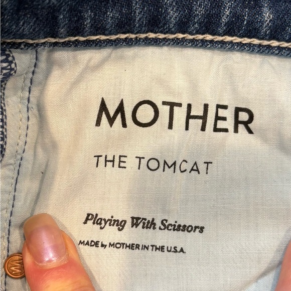 MOTHER High Rise Blue Jeans - Picture 7 of 7